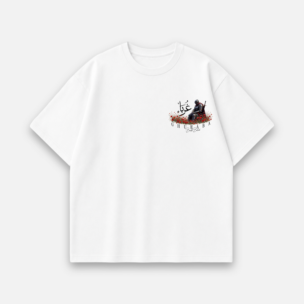 Ghuraba x Knight Oversized Baumwolle T Shirt
