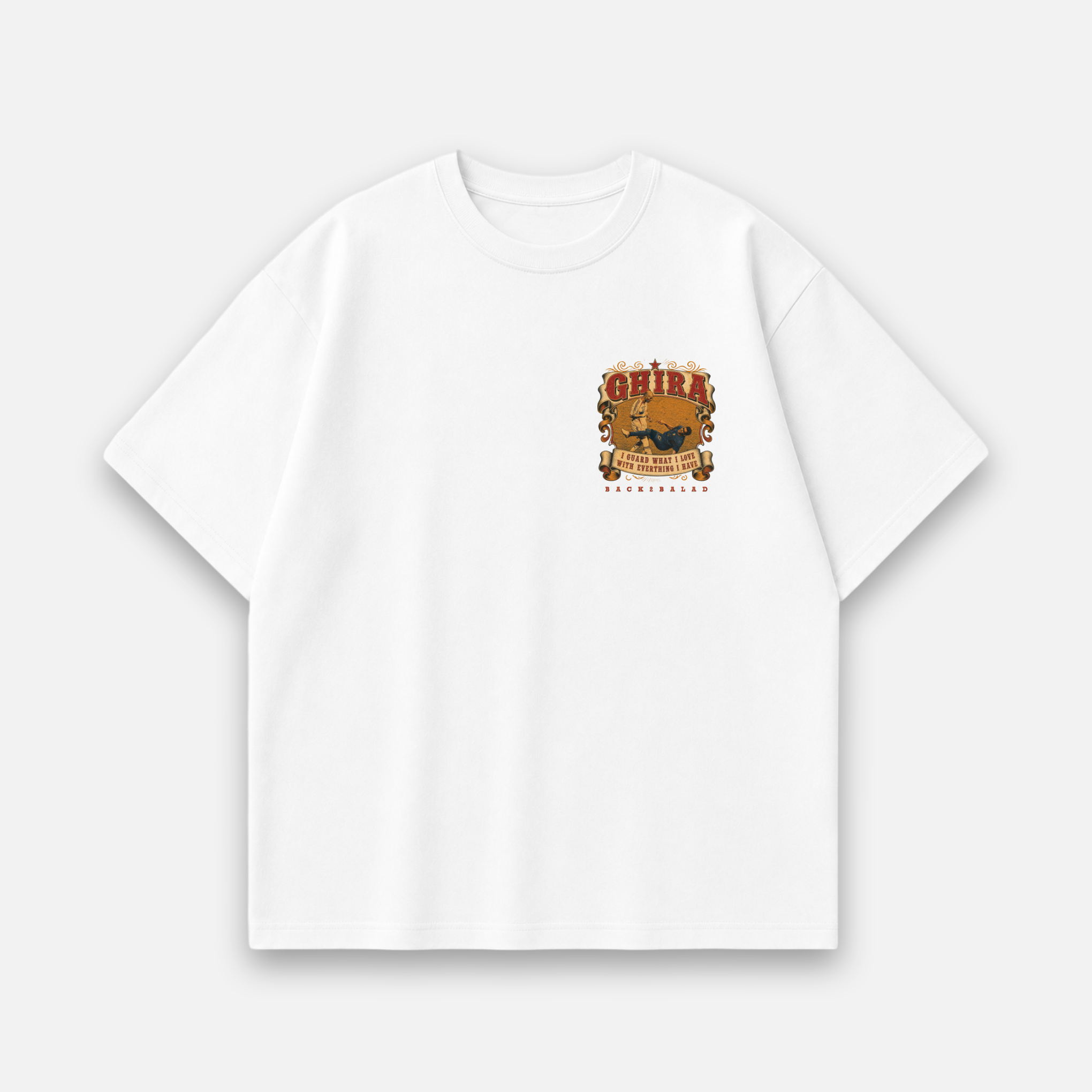 Headbut x Ghira Oversized Baumwolle T Shirt