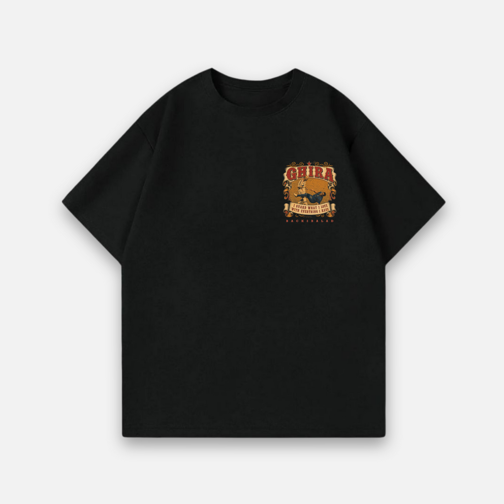 Headbut x Ghira Oversized Baumwolle T Shirt