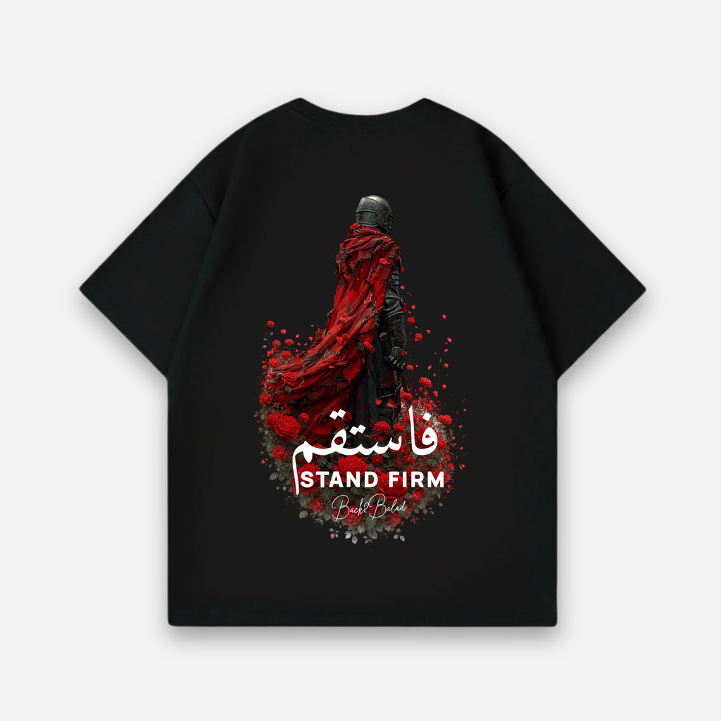 Fastaqim x Stand Frim Oversized Baumwolle T Shirt