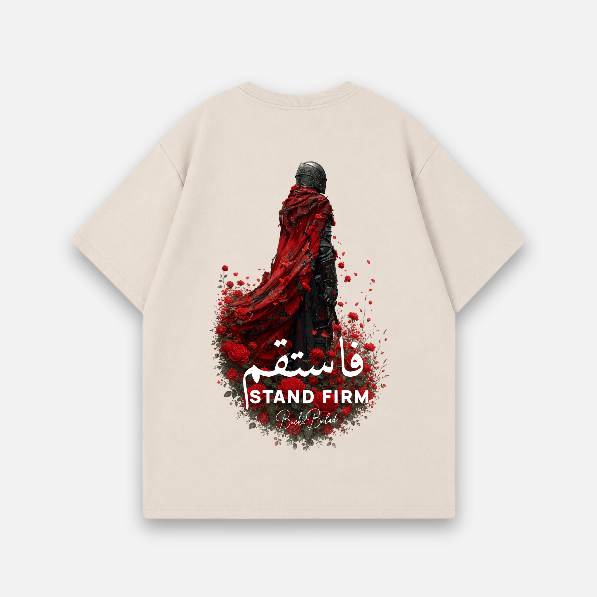 Fastaqim x Stand Frim Oversized Baumwolle T Shirt