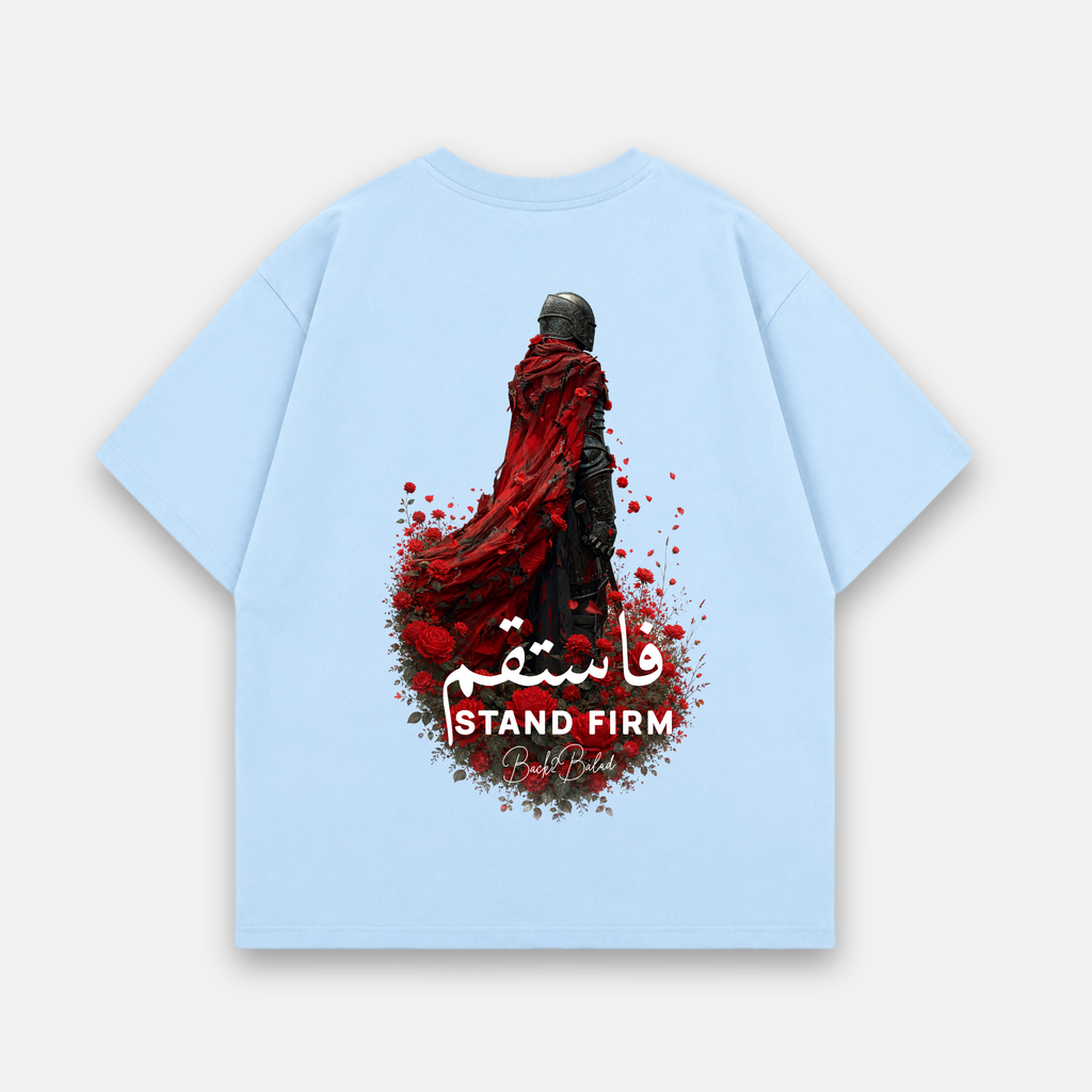 Fastaqim x Stand Frim Oversized Baumwolle T Shirt