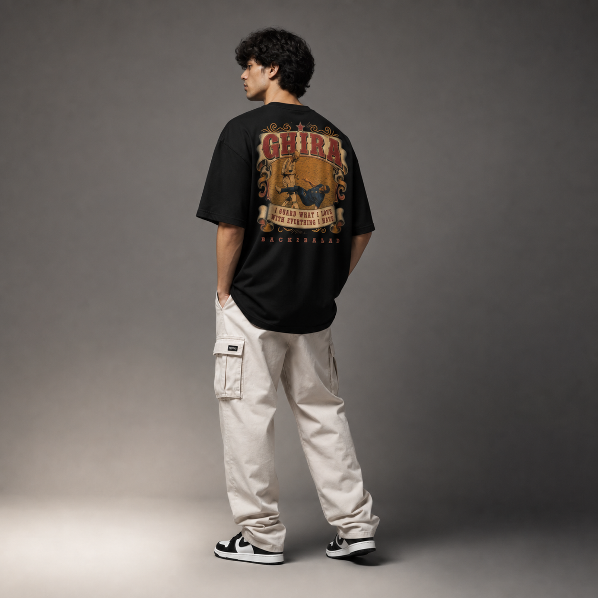Headbut x Ghira Oversized Baumwolle T Shirt