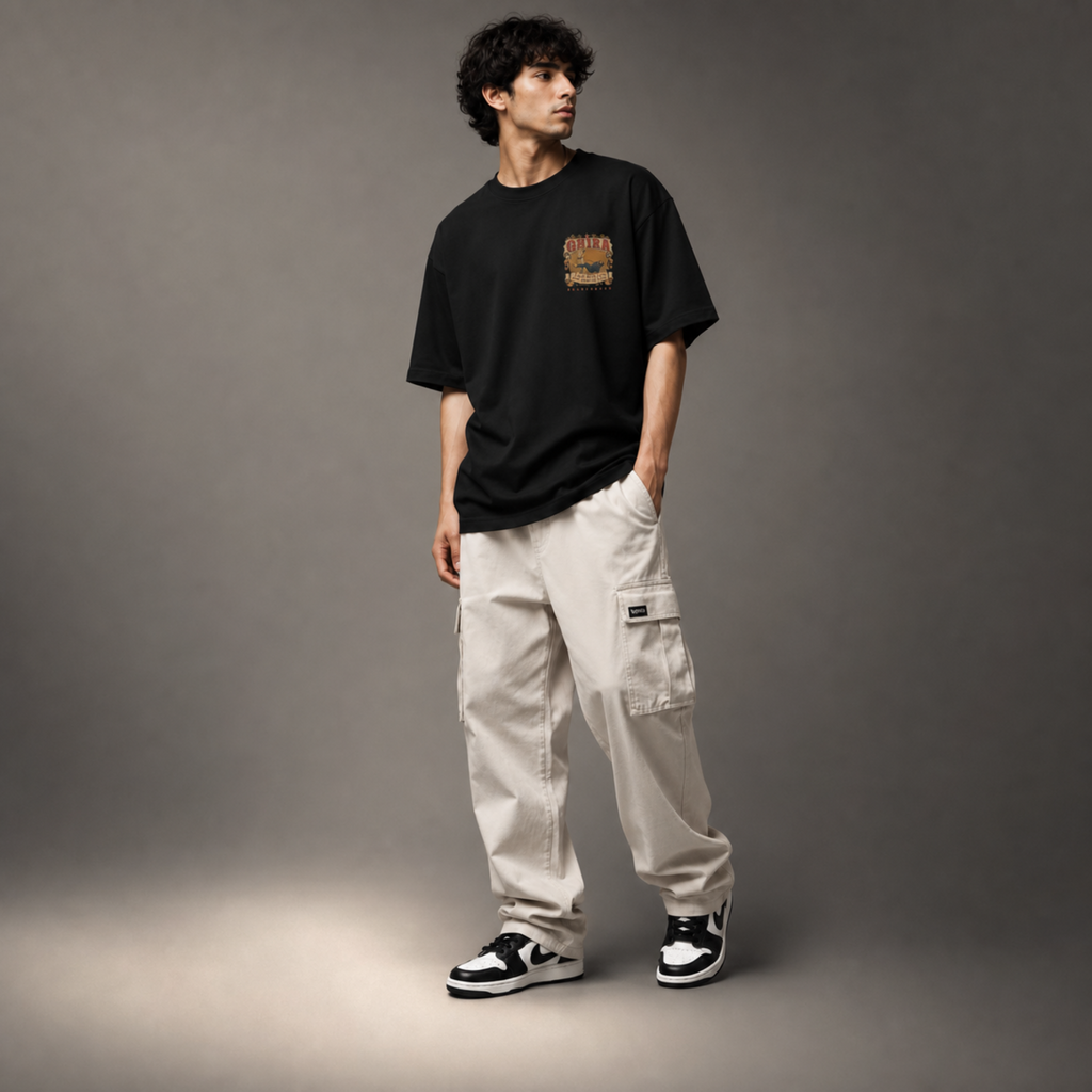 Headbut x Ghira Oversized Baumwolle T Shirt