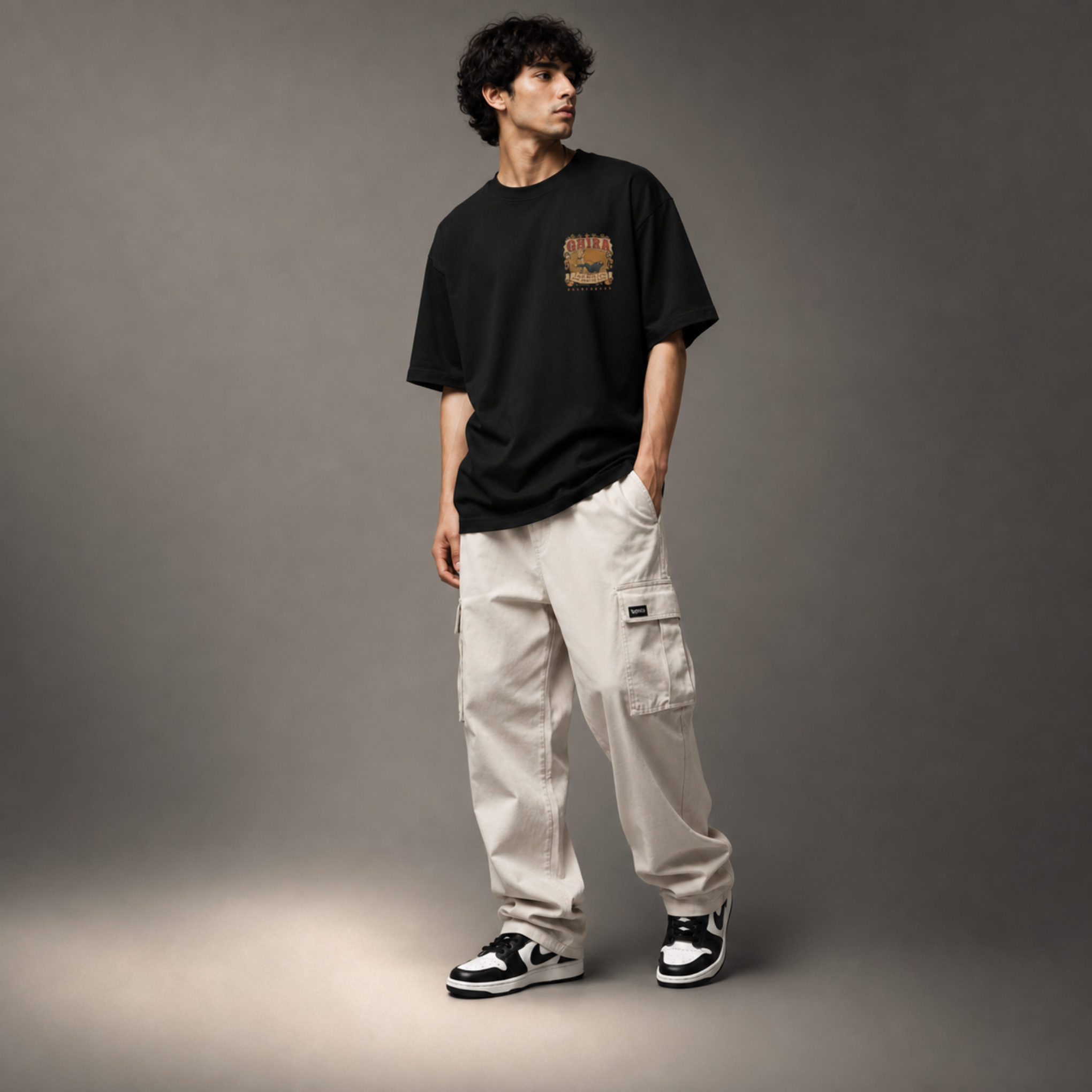 Headbut x Ghira Oversized Baumwolle T Shirt