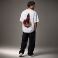 Fastaqim x Stand Frim Oversized Baumwolle T Shirt